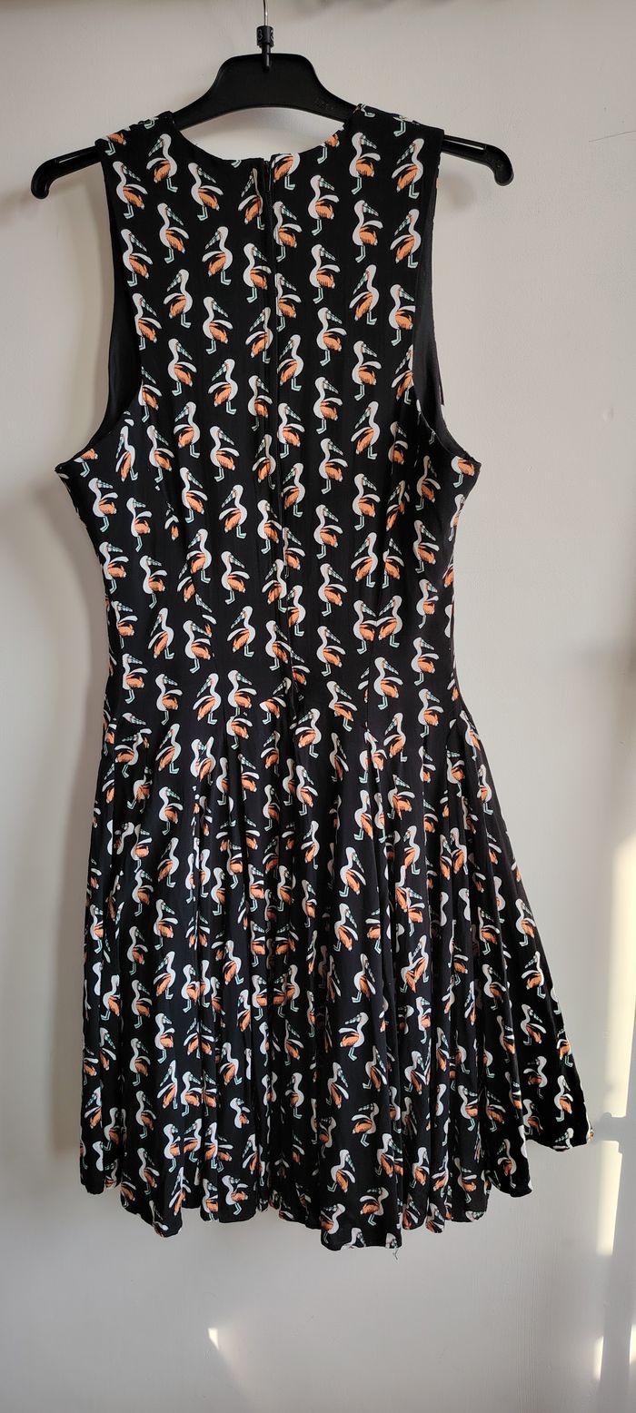 Robe H&M imprimée pélicans – Taille 34 - photo numéro 3