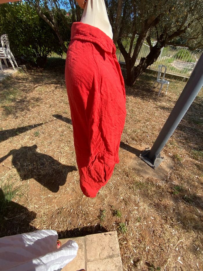 Belle, robe, rouge vif Promod, taille unique un - photo numéro 4