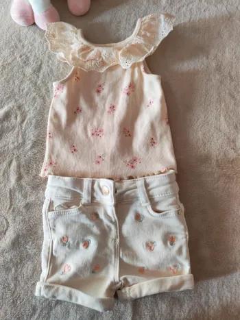 Ensemble short et petit top