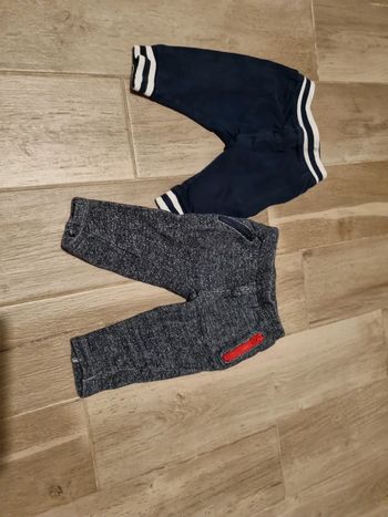 Lot de 2 pantalons jogging 6 mois