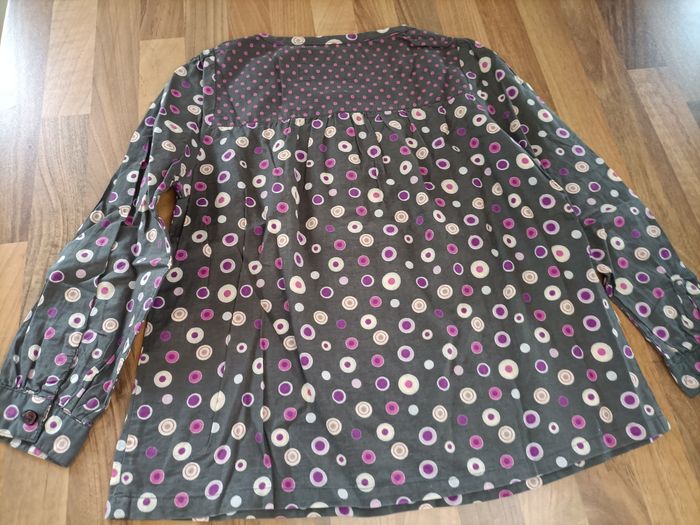 Chemise manches longues violet rose 5 ans Tissaia - photo numéro 6
