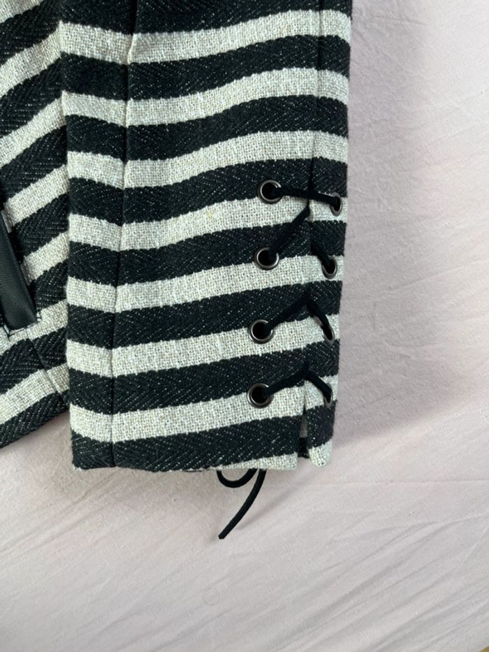 Veste Nafnaf rayé taille 40 - photo numéro 3