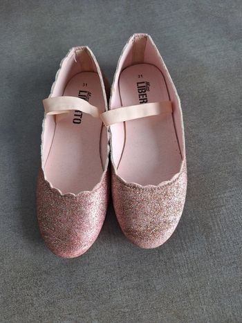 Ballerines paillettes rose Miss Liberto 31