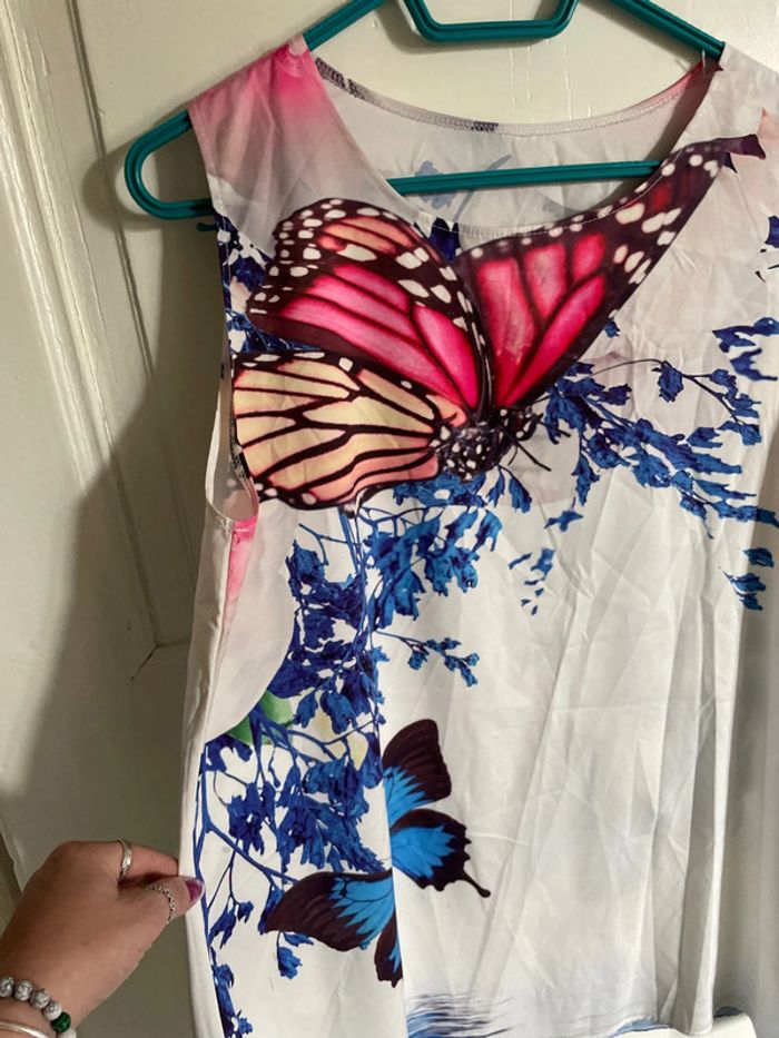 Robe tunique papillon taille unique - photo numéro 2