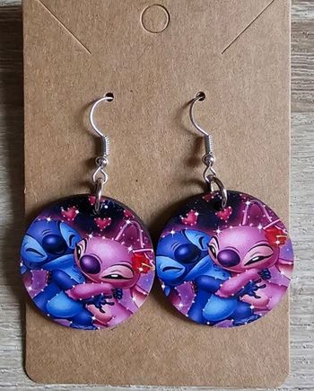 Boucle d'oreille stitch angel