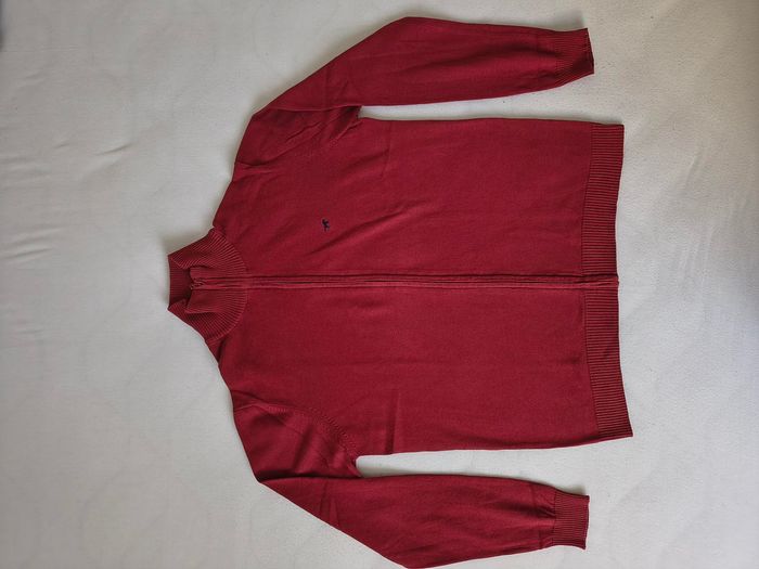 Gilet cardigan homme MUSTANG taille L couleur brique