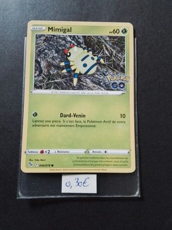 Carte Pokémon Mimigal 6/078