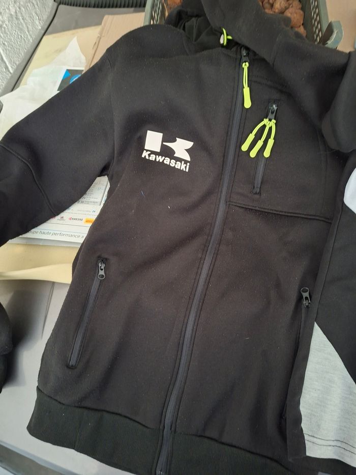 Gilet et polo moto kawasaki - photo numéro 4