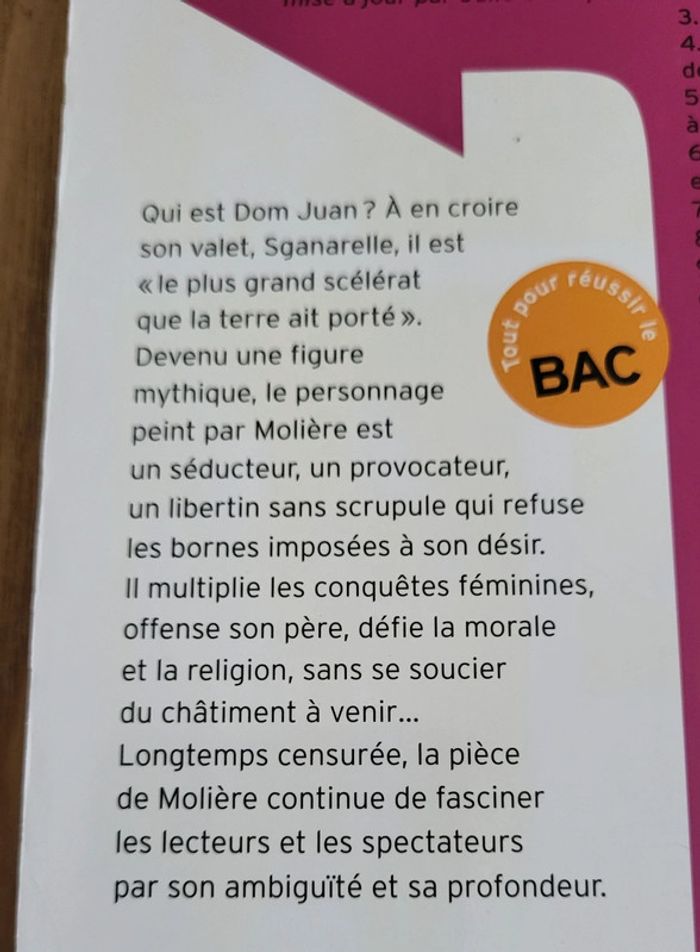 🟣 Livre Dom Juan 🟣 - photo numéro 4
