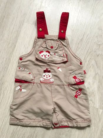 Salopette courte 3mois (Tim pouce)