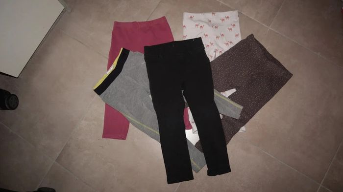 Lot de 5 leggings 2-3ans