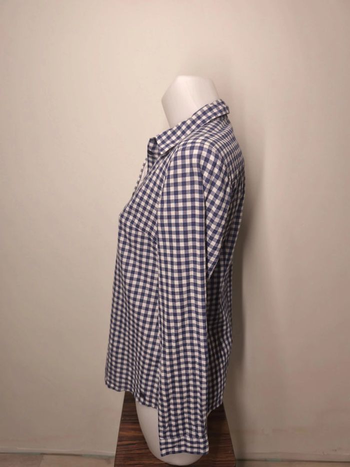 Chemise S.Oliver Femme Taille 34 Bleu-blanc - photo numéro 3