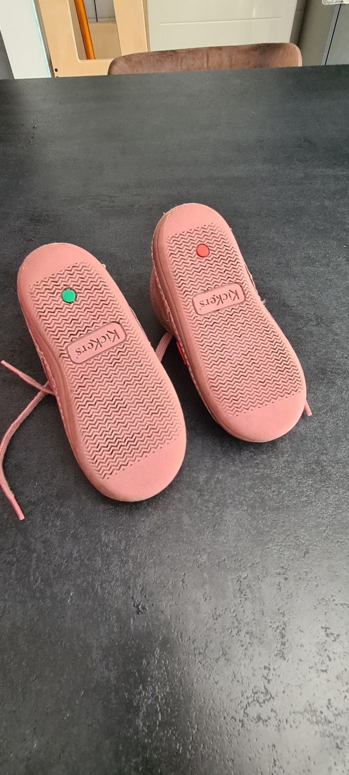 Chaussures fille kickers rose P24 - photo numéro 2