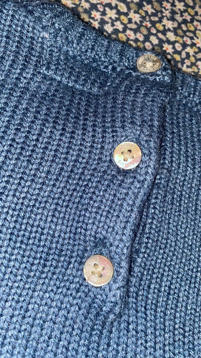 Grand 36 mois - natalys pull laine/coton souple - photo numéro 3