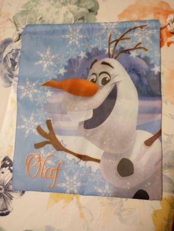 Sac pochette Olaf reine des neiges Disney neuf