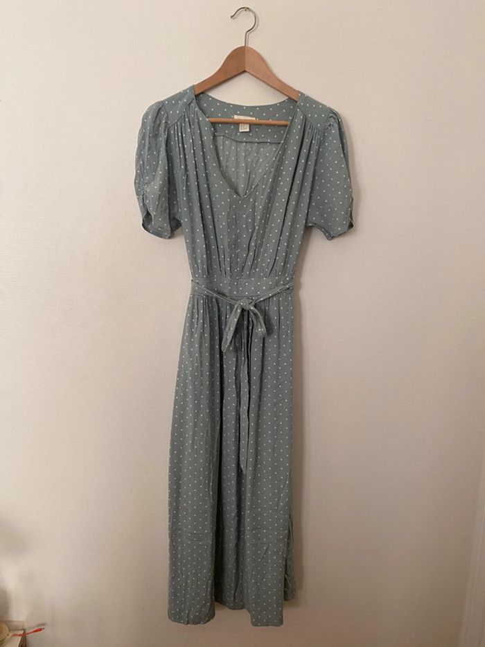 Robe évasée longue