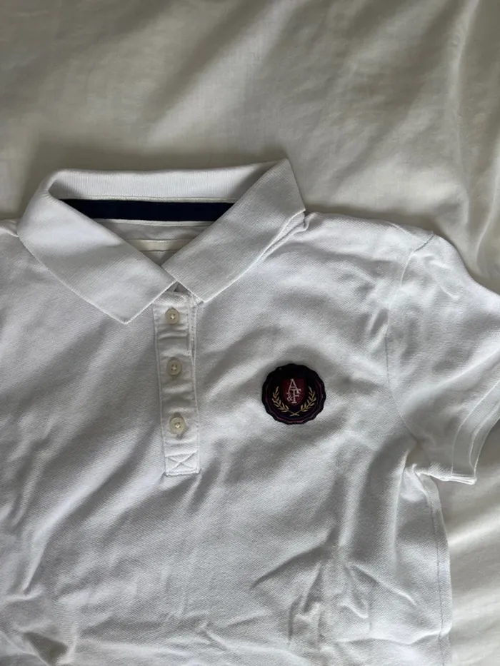 Polo femme abercrombie & fitch blanc en parfait état XS - photo numéro 2