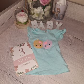 T-shirt sans manches 3 mois Orchestra me and my girls