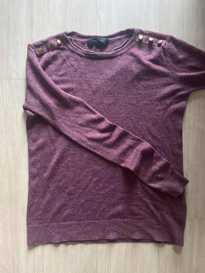 Pull mauve Atmosphère- Taille 34