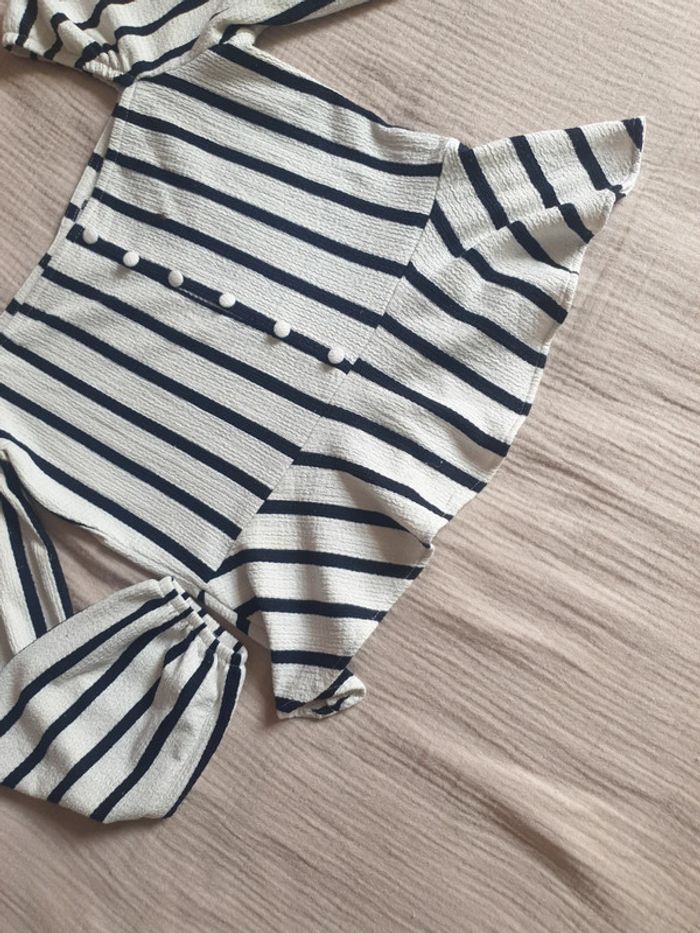 Blouse rayée épaules très sympa - photo numéro 4
