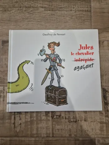 Livre Jules le chevalier agaçant Geoffroy de Pennart