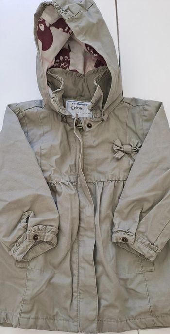 Veste à capuche fille 2 ans Vertbaudet