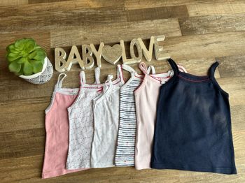 - 6 débardeurs Lili marelle   - 2/3 ans  - Très bon état