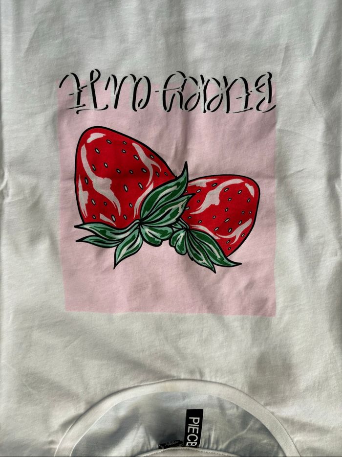Crop top fraise - photo numéro 3