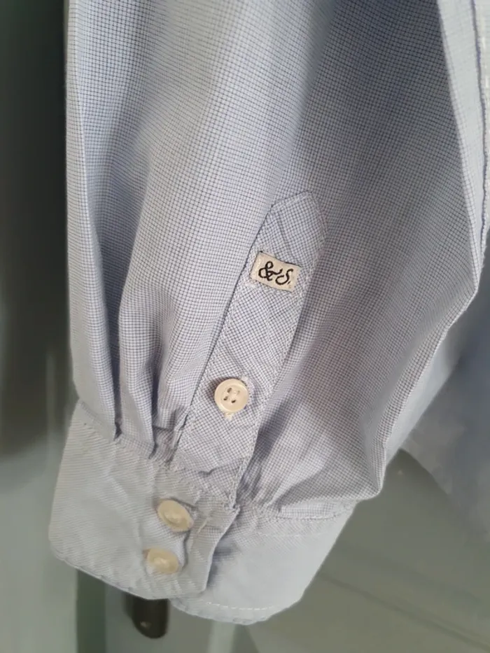 Chemise homme bleu ciel Scotch & Soda, taille XL - photo numéro 4