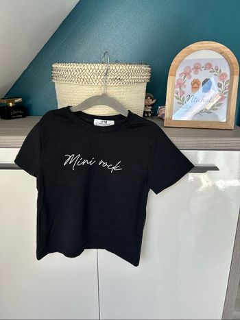 Duo Tee-shirts “Mama rock” & “Mini rock” – Taille L (femme) + 4 ans (enfant)