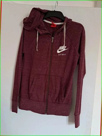Sweat Nike léger XS mauve chiné