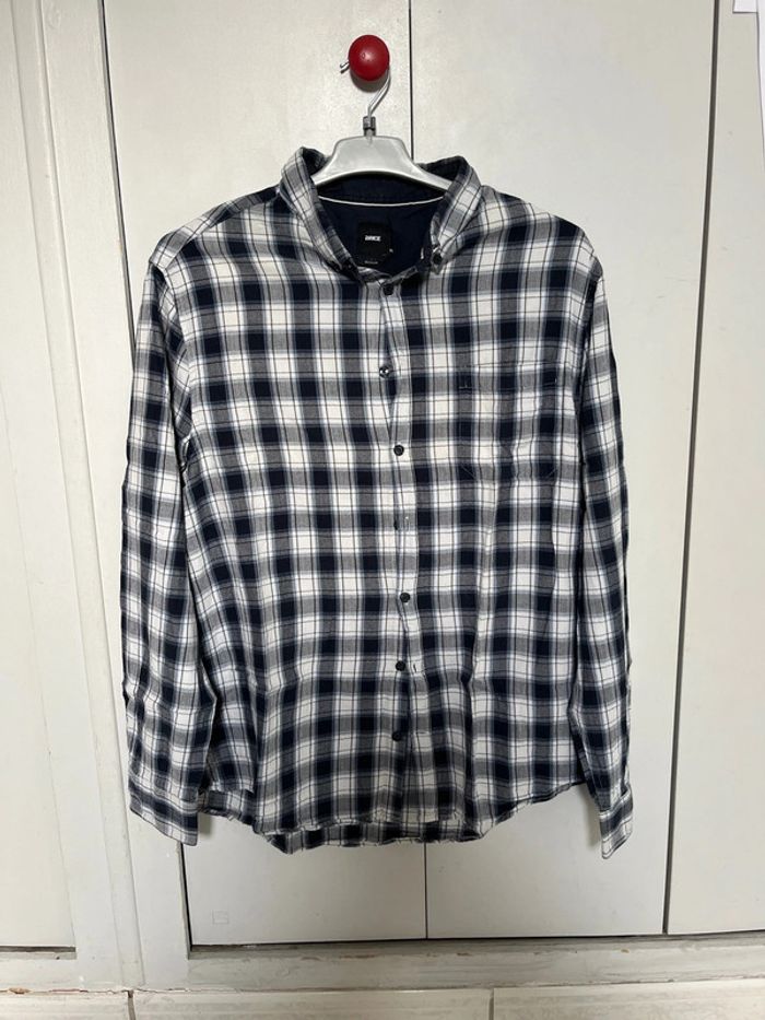 Chemise manche longues à carreaux