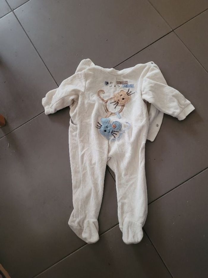 Pyjama velours l enfant do 74 cm