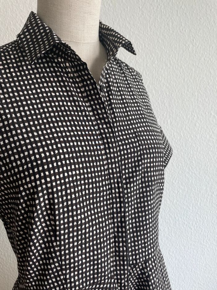 Robe quadrillée soie & coton Weekend Max Mara - photo numéro 3