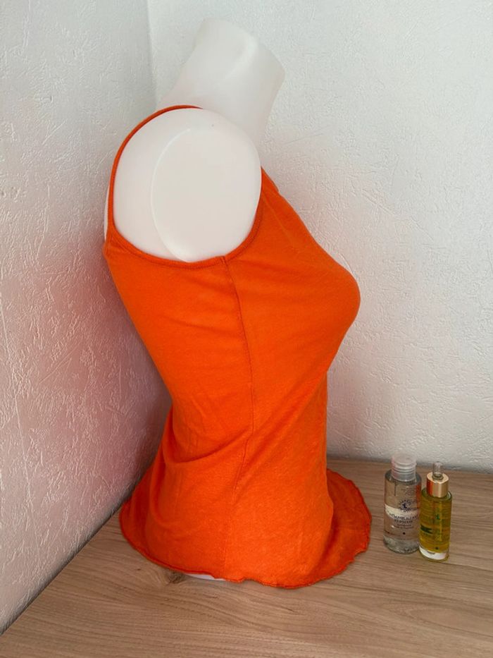 🔥 Haut orange à bretelles La Redoute 🔥 - photo numéro 4
