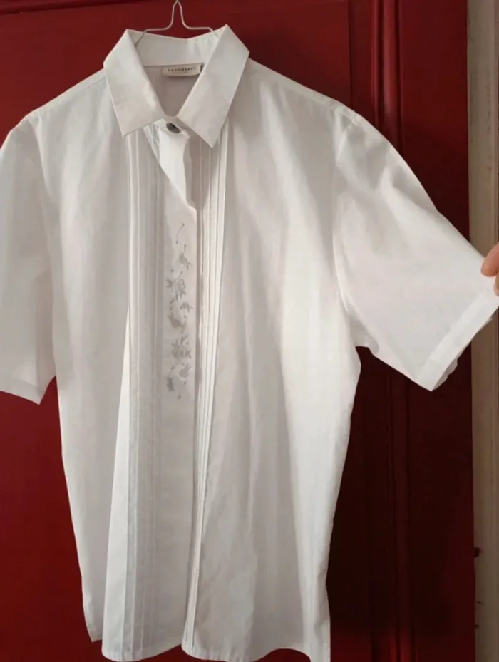 Chemise Landhaus C&A t.42 broderie - photo numéro 4