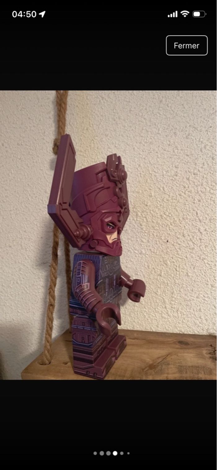 Figurine type lego XXL Galactus - photo numéro 2