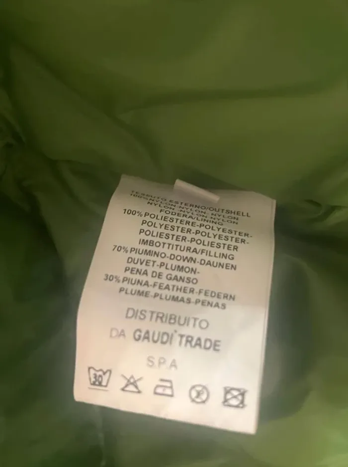 Veste  vintage  très  chaude avec  duvet  et  plumes  -  Gaudi  -  taille  L - photo numéro 6