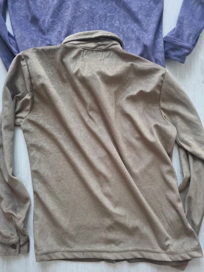 Lot 2 chemises velours - photo numéro 6