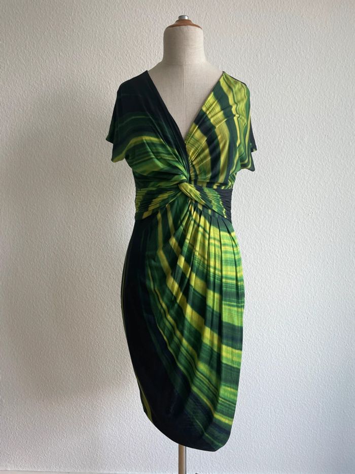 Robe verte à motif Max Mara - photo numéro 2