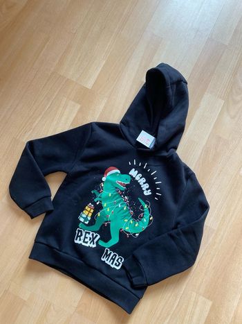 Pull Sweet à capuche, motif dinosaures, taille 6,7 ans, 122 cm Primark neuf