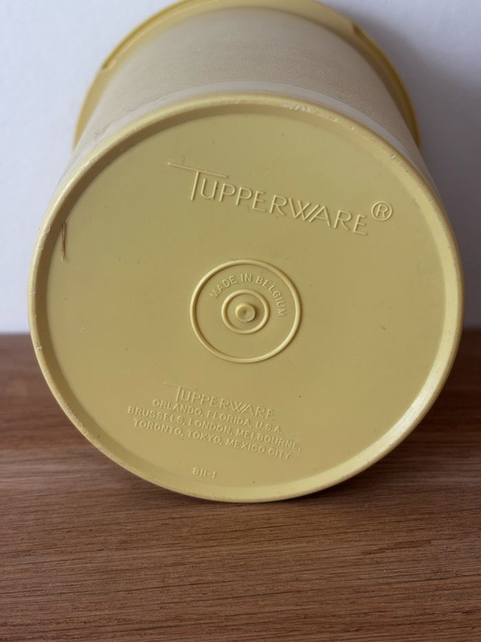 Vintage boîte Tupperware soleil orange - photo numéro 6