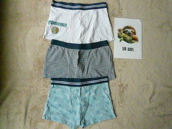 Lot de 3 boxers Taille 10-12 ans (n°3)