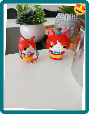 Lot de 2 figurines Yo-kai-watch 🌿🎁