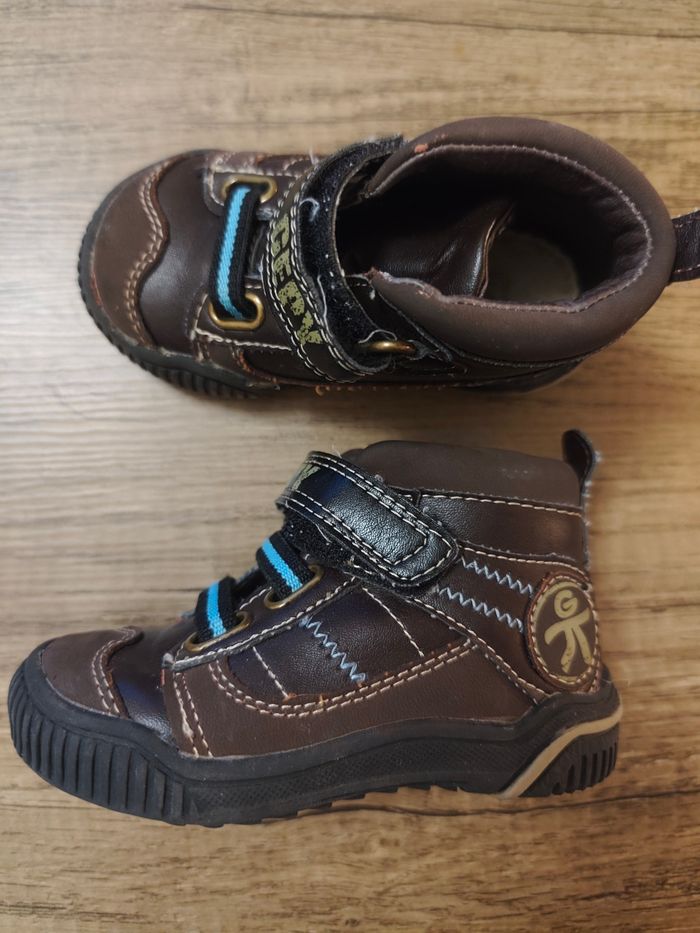 Bottines bébé cuir