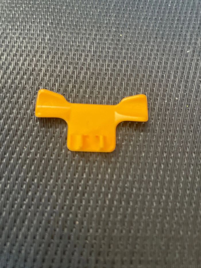 Playmobil carénage bulle jaune numéro 1 moto cross 3044 pièces détachées - photo numéro 2