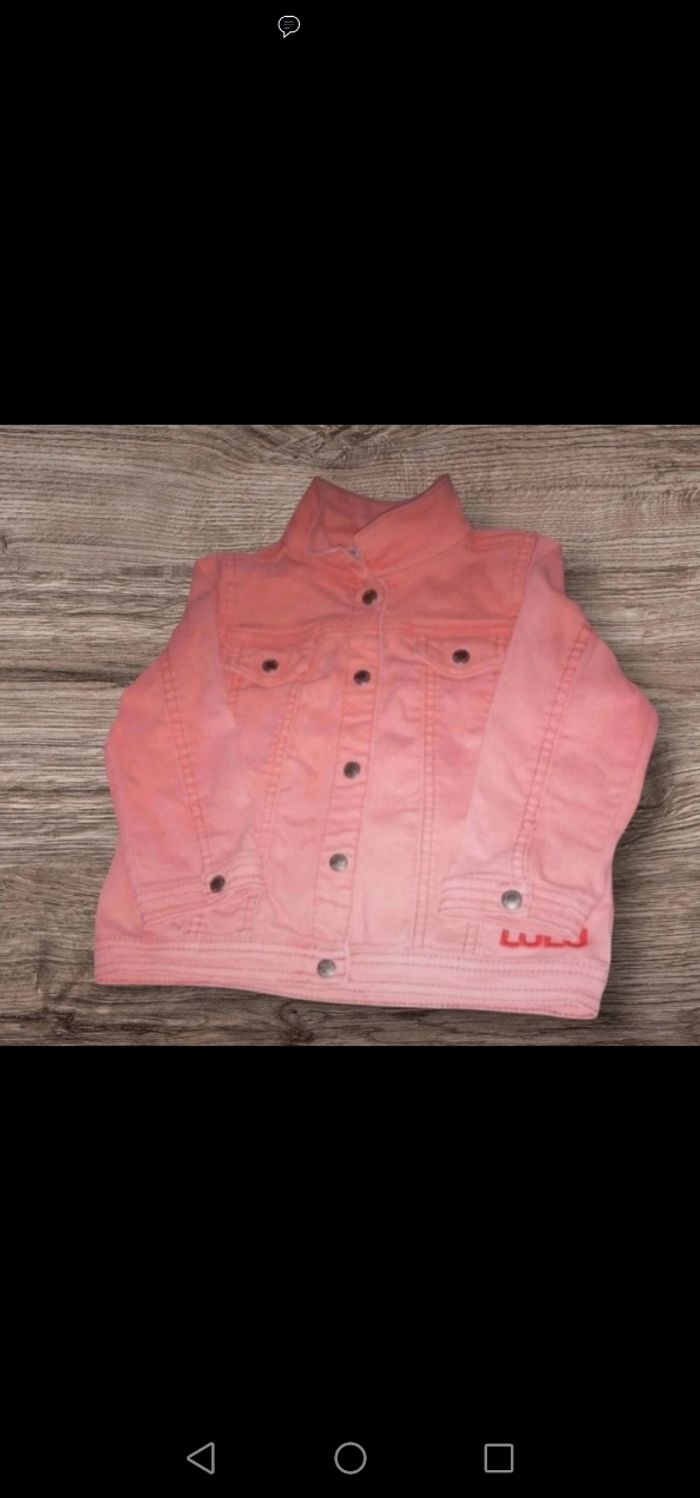 Veste en jeans lulu castagnettte 24 mois fille