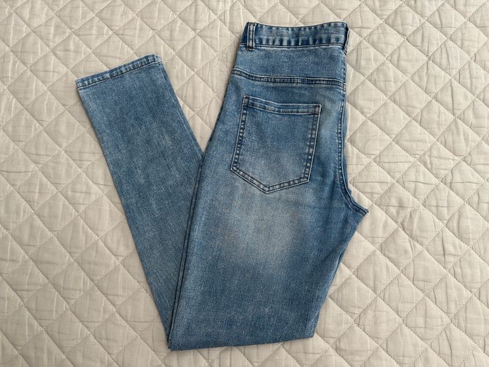 jeans bleu délavé taille 16 ans La Redoute (R pop) - photo numéro 8