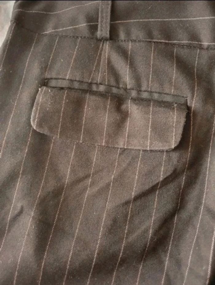 Pantalon Etam noir à rayures taille 36 - photo numéro 11
