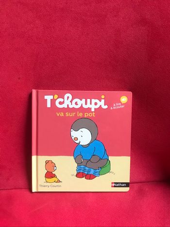 Livre tchoupi va sur le pot